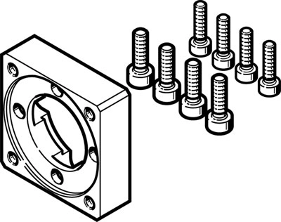 Фланец электродвигателя Festo EAMF-A-28D-28M