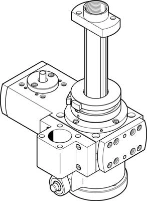 Поворотный подъемный модуль Festo EHMB-25-200