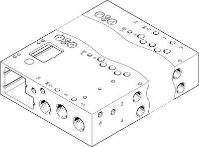 Коллектор Festo VABM-L1-14W-G14-4-GR