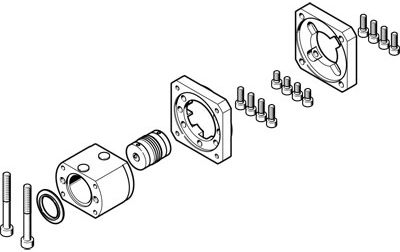 Осевой набор Festo EAMM-A-G19-40G