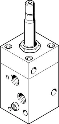 Распределитель с электроуправлением Festo MOCH-3-1/4