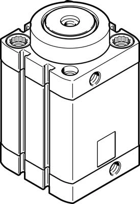 Стопорный пневмоцилиндр Festo DFSP-50-25-DF-PA