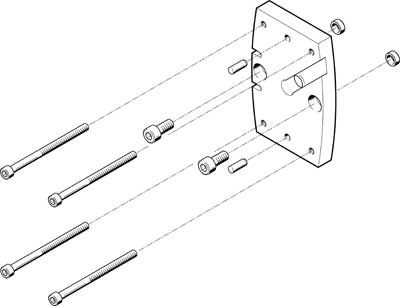 Адаптерная плита для параллельного захвата Festo HAPG-SD2-28