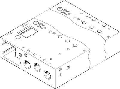 Коллектор Festo VABM-L1-14G-G14-24-GR