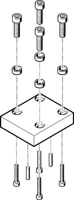 Адаптерная плита для параллельного захвата Festo HAPG-54