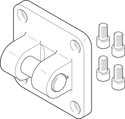 Фланец с осью Festo SNG-160