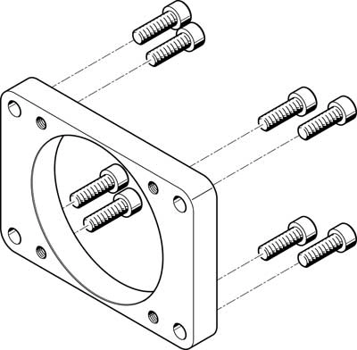 Фланец электродвигателя Festo EAMF-A-95B-100A