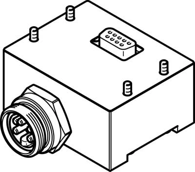 Плита для блочного монтажа Festo CPX-AB-1-7/8-DN