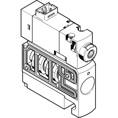 Распределитель с электроуправлением Festo CPVSC1-M1LH-N-T-M5O