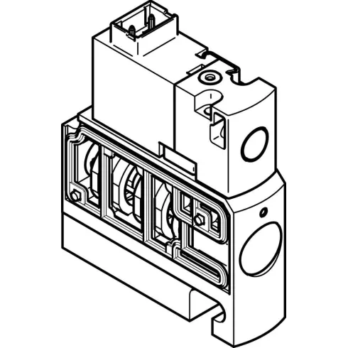 Распределитель с электроуправлением Festo CPVSC1-M4H-D-T-M5C