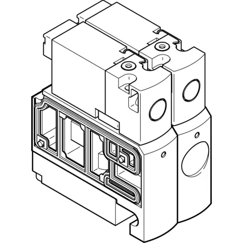 Распределитель с электроуправлением Festo CPVSC1-M1HT-J-H-M5