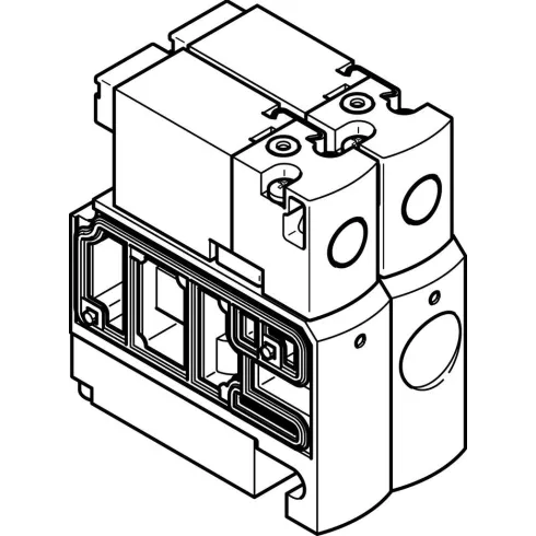 Распределитель с электроуправлением Festo CPVSC1-M5H-J-H-M5