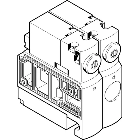 Распределитель с электроуправлением Festo CPVSC1-M1H-J-P-Q4