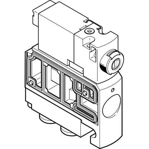 Распределитель с электроуправлением Festo CPVSC1-M1H-D-H-Q3C