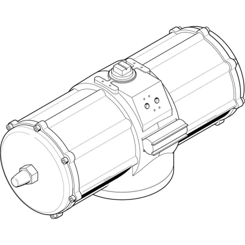 Неполноповоротный привод Festo DAPS-5760-090-R-F25-T6