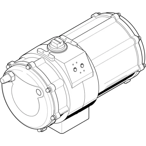 Неполноповоротный привод Festo DAPS-2880-090-R-F16