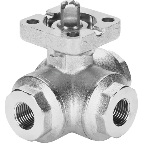 Шаровой кран Festo VZBA-1/2″-GGG-63-32L-F0304-V4V4T Ру63 Ду15 (PN63 DN15)