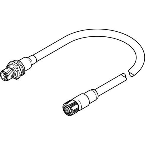 Кабель кодирующего устройства Festo NEBM-M12G12-RS-2.23-N-M12G12H