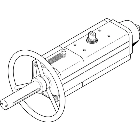 Неполноповоротный привод Festo DAPS-0120-090-RS1-F0710-MW