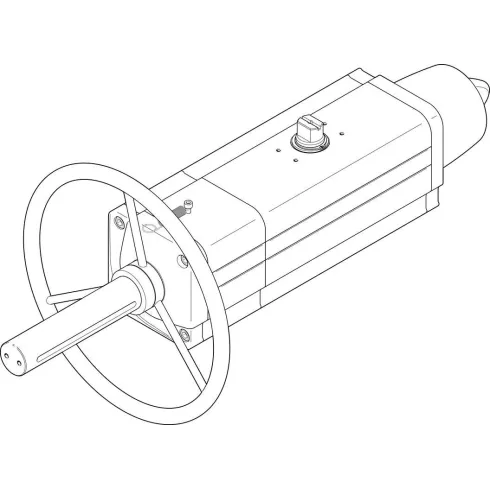 Неполноповоротный привод Festo DAPS-0240-090-RS1-F1012-MW