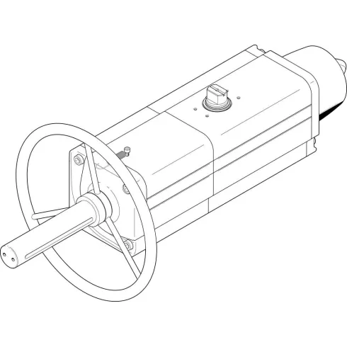 Неполноповоротный привод Festo DAPS-0480-090-RS4-F1012-MW