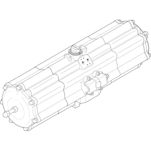 Неполноповоротный привод Festo DAPS-2880-090-RS4-F16-T6