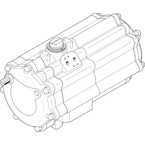 Неполноповоротный привод Festo DAPS-2880-090-R-F16-T6