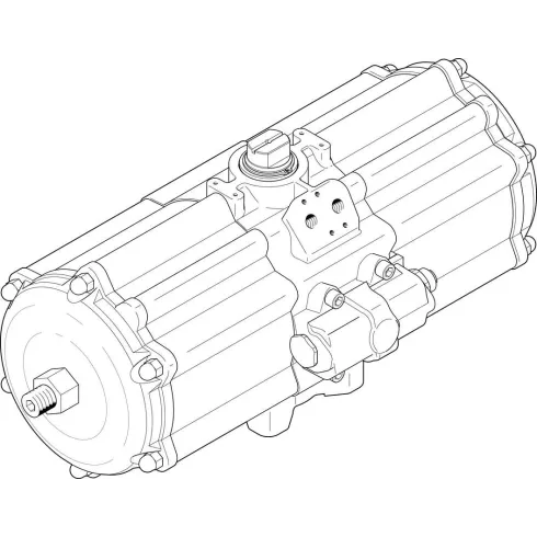 Неполноповоротный привод Festo DAPS-3840-090-R-F16-T6