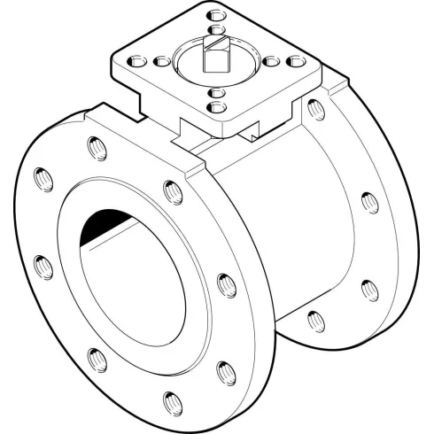 Шаровой кран Festo VZBC-100-FF-16-22-F0710-V4V4T Ру16 Ду100 (PN16 DN100)