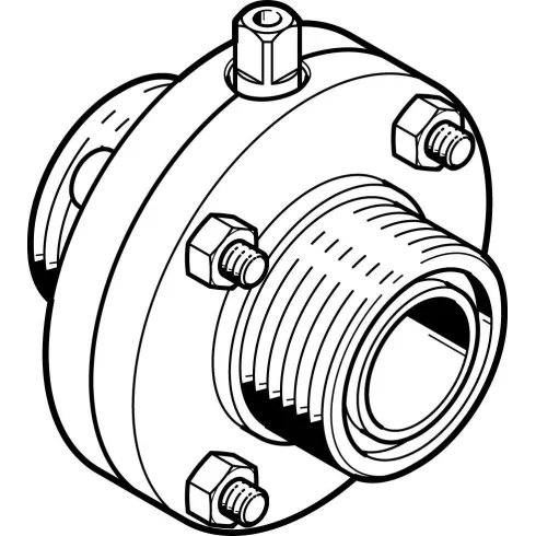 Поворотный затвор пищевой Festo VZFB-SZ-1&amp,rdquo,-TT-V2V2E