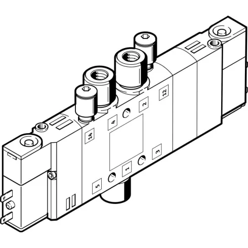 Распределитель с электроуправлением Festo CPE10-M1BH-5/3GS-QS4-B