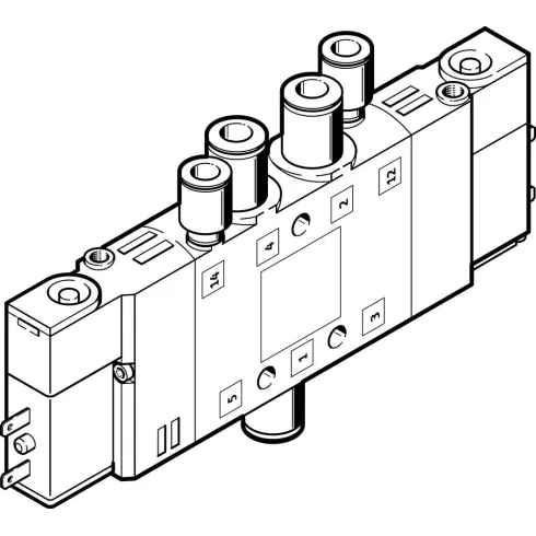 Распределитель с электроуправлением Festo CPE10-M1BH-5JS-QS-4