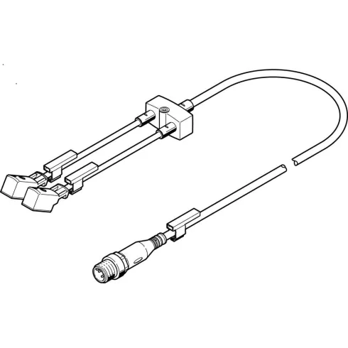 Коллектор Festo NEDY-L2R1-V1-Z4W2Z-U-0.3L-M12G4-2.5R