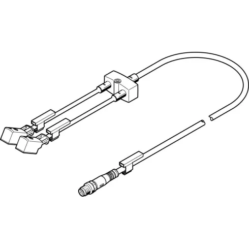 Коллектор Festo NEDY-L2R1-V1-Z4W2Z-U-0.3L-M8G4-5R