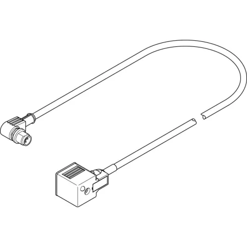 Соединительный кабель Festo NEBV-A1W3-K-0.3-N-M12W3