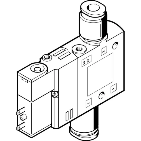 CPE10-M1BH-3GL-QS-6 Распределитель с электроуправлением Festo