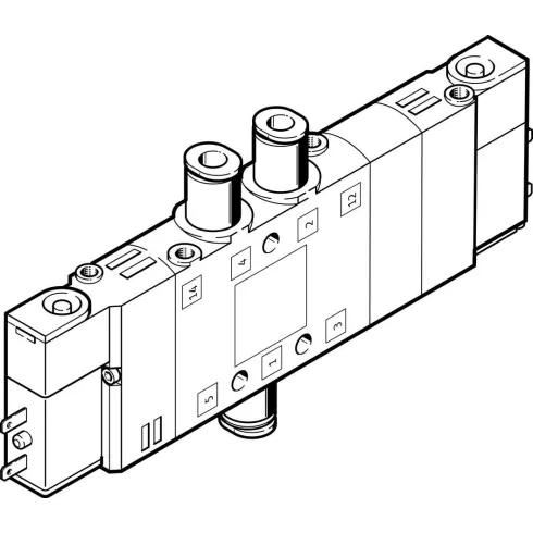 Распределитель с электроуправлением Festo CPE14-M1BH-5/3G-QS-6