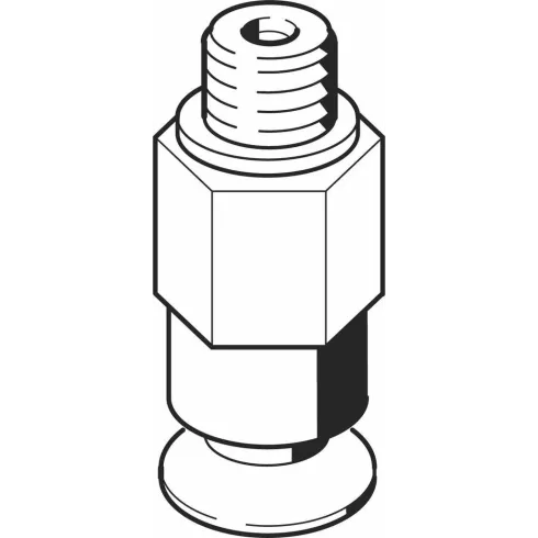 Захват вакуумный стандартный круглый Festo VAS-10-M5-PUR-B