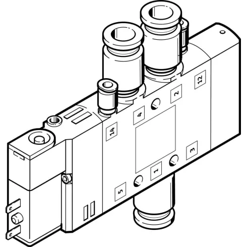 Распределитель с электроуправлением Festo CPE14-M1BH-5LS-QS-6