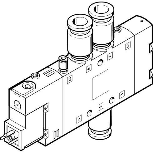 Распределитель с электроуправлением Festo CPE18-M3H-5L-QS-10