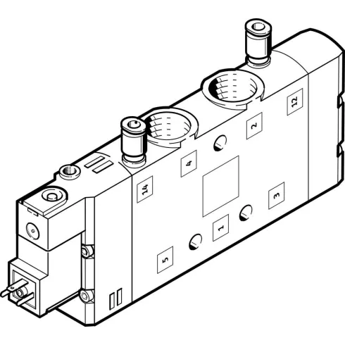 Распределитель с электроуправлением Festo CPE24-M3H-5LS-3/8