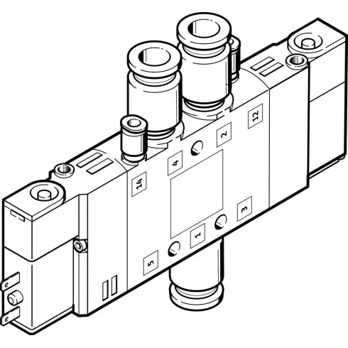 Распределитель с электроуправлением Festo CPE14-M1BH-5JS-QS-6