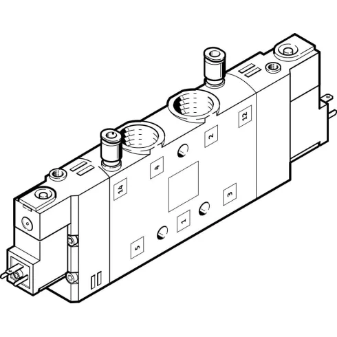 Распределитель с электроуправлением Festo CPE24-M1H-5JS-3/8