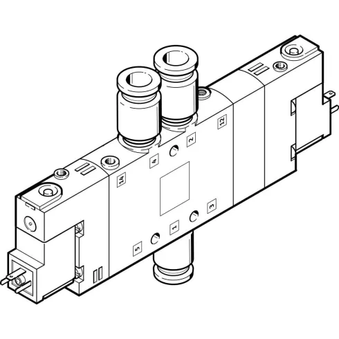 Распределитель с электроуправлением Festo CPE18-M1H-5/3B-QS-10