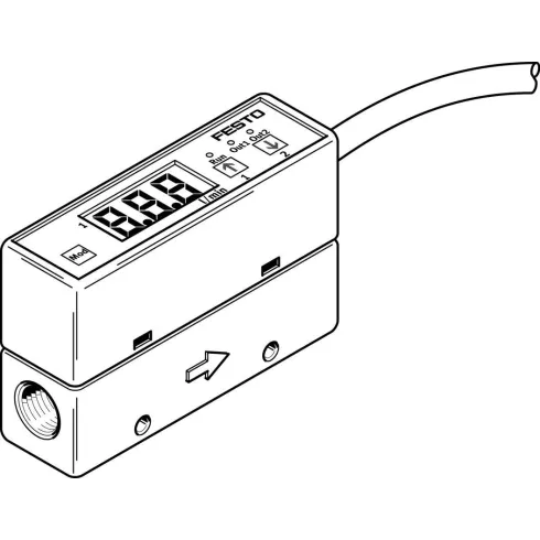 Датчик расхода Festo SFE3-F500-L-W18-2NB-K1