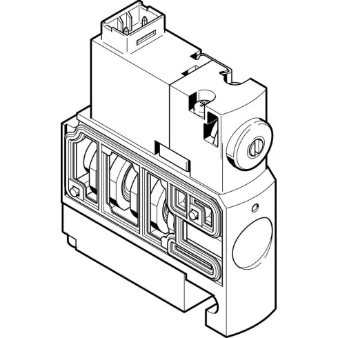 Распределитель с электроуправлением Festo CPVSC1-M1HT-J-T-M5