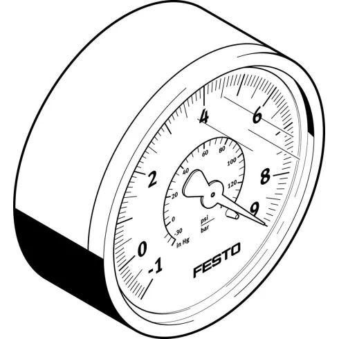 Вакуумметр Festo VAM-63-V1/9-R1/4-EN