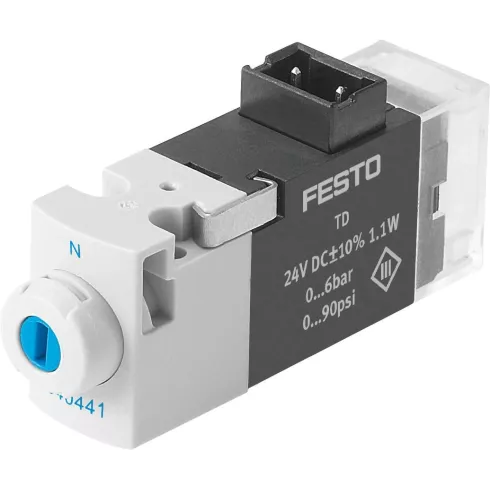 Распределитель с электроуправлением Festo MHA1-M1LH-3/2G-0,6-TC