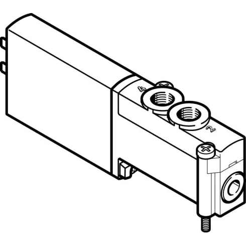 Распределитель с электроуправлением Festo MHP2-MS1H-5/2-M5