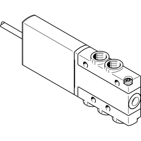 Распределитель с электроуправлением Festo MHE2-MS1H-5/2-M7-K